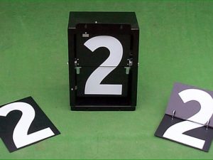 Mechanical Scorers 0-9 and blank 305mm x 457mm