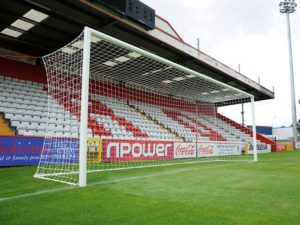 Elliptical Aluminium Socketed Goal 7.32m x 2.44m (24' x 8')