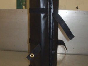 Beach volleybal post protector close up