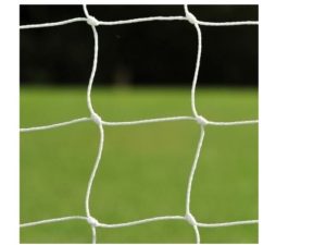 Close-up view of a football net