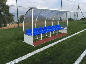 Barcelona' hockey team shelter/dugout