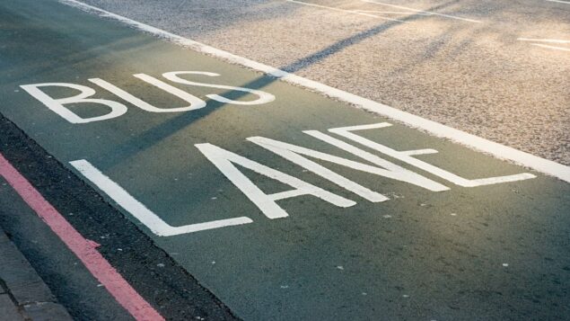 How to Choose the Right Road Marking Products Bus lane markings on a road