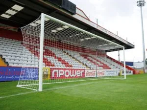 Junior Elliptical Aluminium Socketed Goal 6.4m x 2.13m (21' x 7')