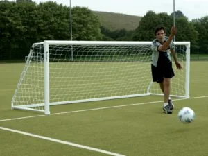 80mm Aluminium Freestanding Fixed Goals 3.66m x 1.22m (12ft x 4ft)