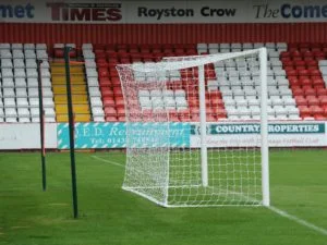 UEFA Freehanging aluminium net supports